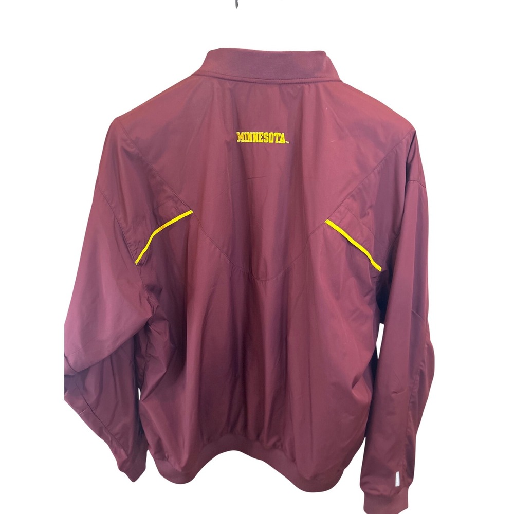 Nike Minnesota Golden Gophers Maroon Clima-FIT Quarter Zip Windbreaker Mens L - Picture 4 of 8